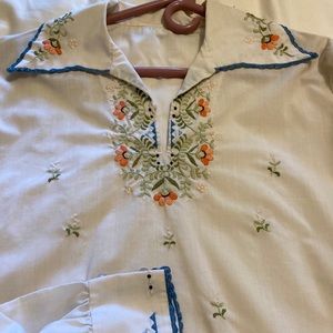 Vintage embroidered shirt